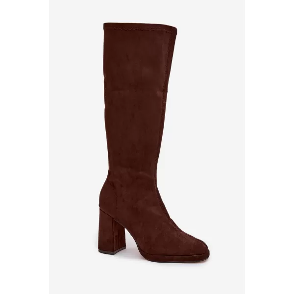  Dámske čižmy BOTO NN634 BROWN 