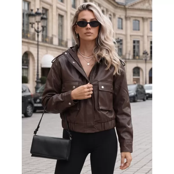  Dámska bunda DSTREET TY5877 HNEDÁ 
