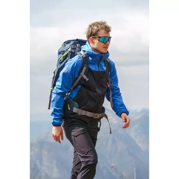  Pánska nepremokavá softshellová bunda NORDBLANC EXPEDITIOUS NBSSM8323 MODRÁ 