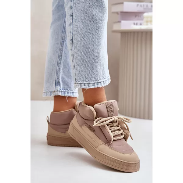  Dámske snehule BIG STAR SHOES OO274A532 BEIGE 