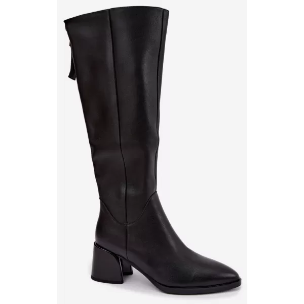  Dámske čižmy D&A JC62-1069 BLACK 