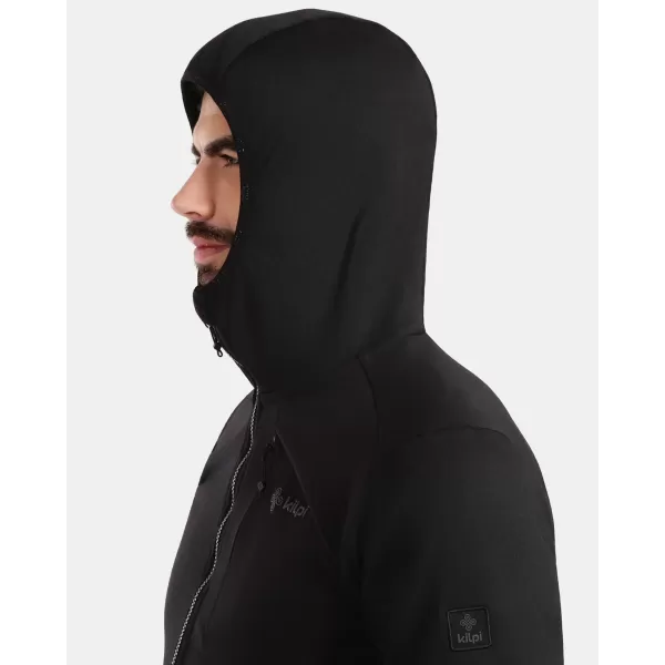 Pánska fleece mikina KILPI SEVELEN-M 1M0202KI ČIERNA 