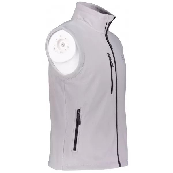  Pánska fleece vesta ALTISPORT ALM002525 SVETLO ŠEDÁ 