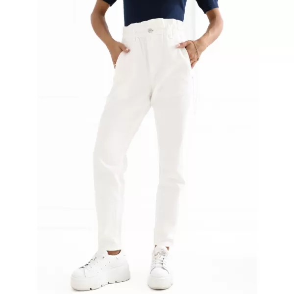  Dámske nohavice SUBLEVEL D70059Z62399A1 WHITE 