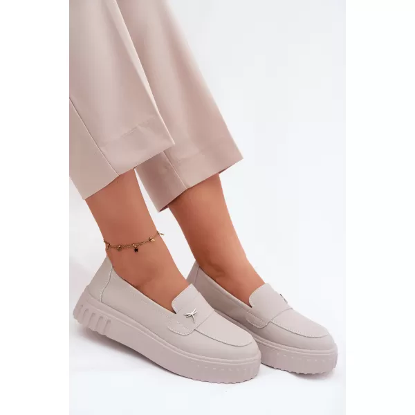  Dámske poltopánky VINCEZA 93218 BEIGE 