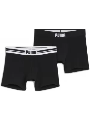 Pánske boxerky PUMA MEN EVERYDAY PLACED LOGO BOXER 2P 93847601 BLACK
