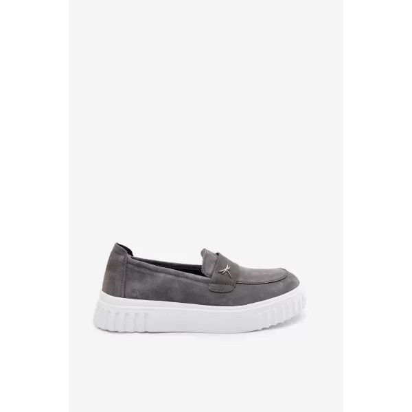 Dámske poltopánky VINCEZA 93218 GREY 