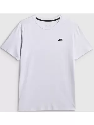 Pánske tričko 4F WAW25TTSHM2373 OFF WHITE