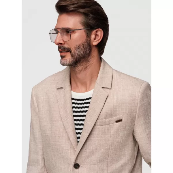  Pánske sako OMBRE M169 LIGHT BEIGE 