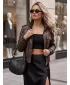 Dámska bunda DSTREET TY5872 HNEDÁ