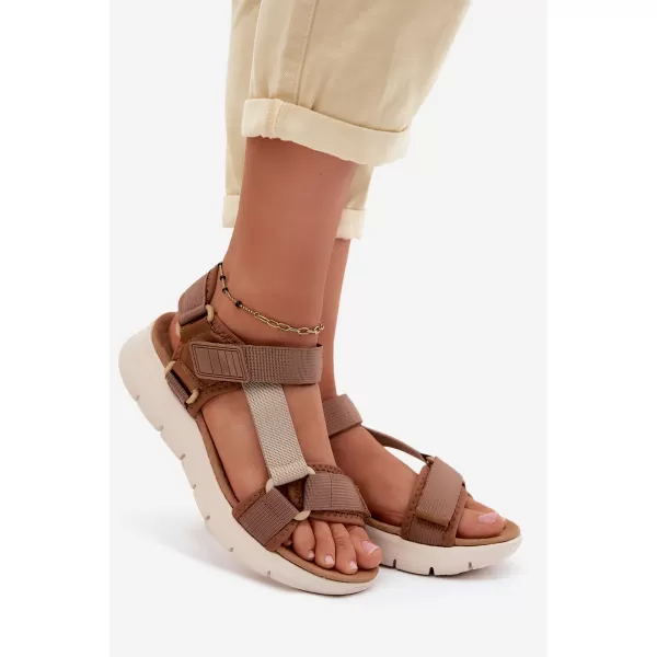  Dámske sandále ARTIKER 58C1231 BROWN/BEIGE 