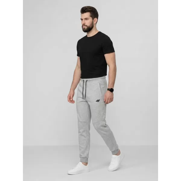  Pánske nohavice 4F WMM00TTROM1676 COLD LIGHT GREY MELANGE 