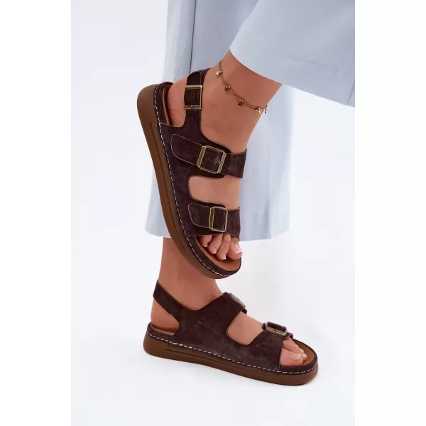  Dámske sandále VINCEZA 79620 CHOCOLATE 