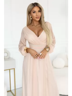 Dámske šaty NUMOCO 664-4 BROSKYŇOVÁ