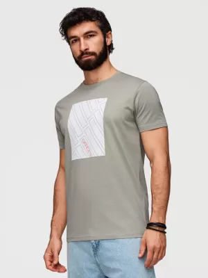 Pánske tričko OMBRE OM-TSPT-0259 GREY