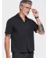 Pánska košeľa OMBRE OM-SHSS-0221 BLACK