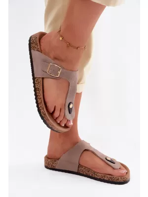 Dámske žabky BOTO 26SD21-101 BEIGE