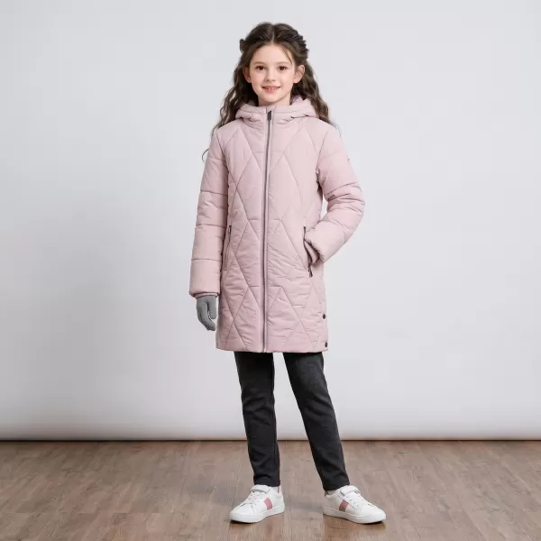  Detský zimný ultraľahký kabát ALPINE PRO DEFRO 2 LIGHT LILAC 