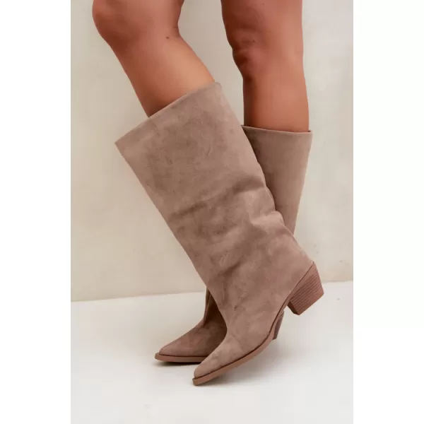  Dámske čižmy BOTO 2578A BEIGE 