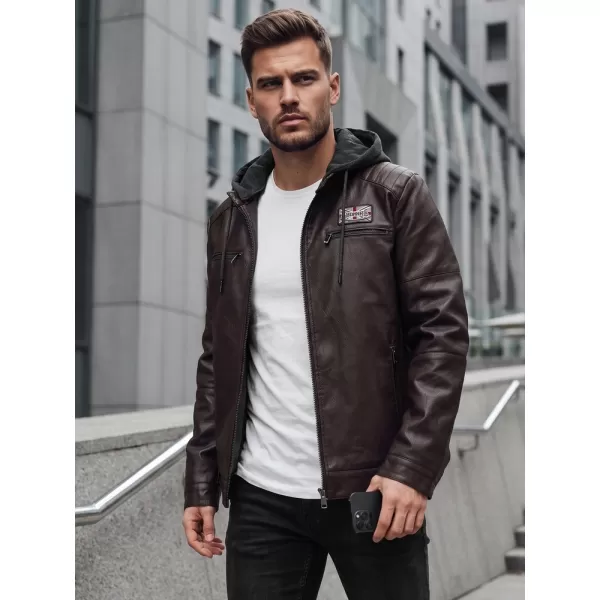  Pánska bunda DSTREET TX5146 HNEDÁ 