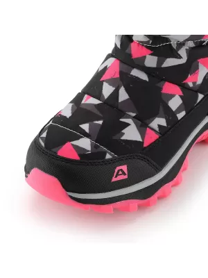 Detské zimné snehule ALPINE PRO BERNO NEÓN PINK