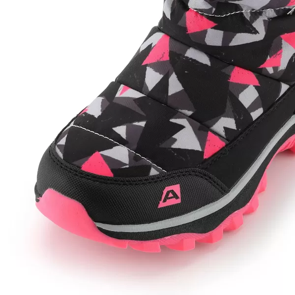  Detské zimné snehule ALPINE PRO BERNO NEÓN PINK 