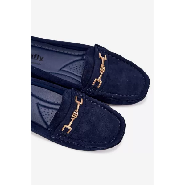  Dámske mokasíny BOTO FT247 NAVY BLUE 