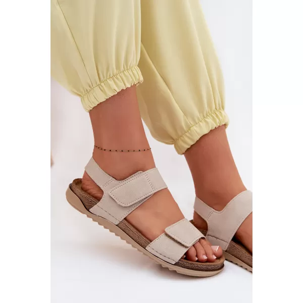  Dámske sandále INBLU AA000070 BEIGE 