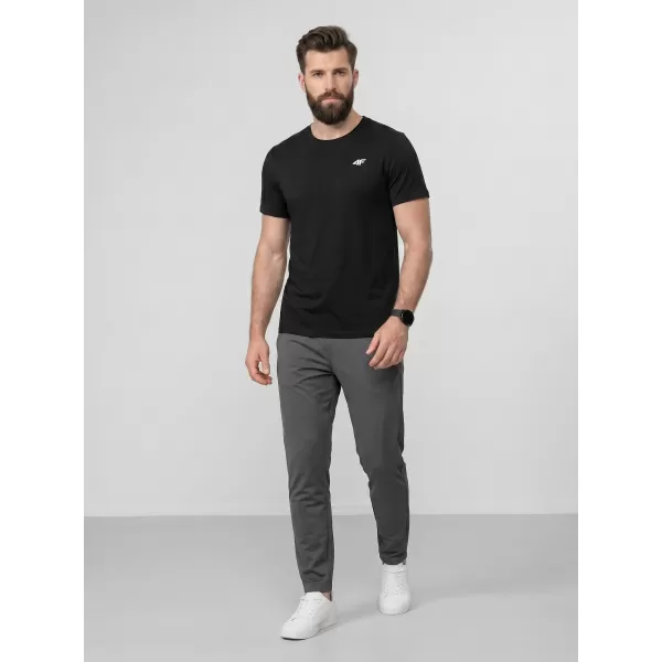  Pánske tričko 4F WAW25TTSHM2373 DEEP BLACK 