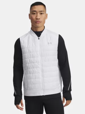 Pánska vesta UNDER ARMOUR LAUNCH INSULATED VEST 1380870-100 BIELA