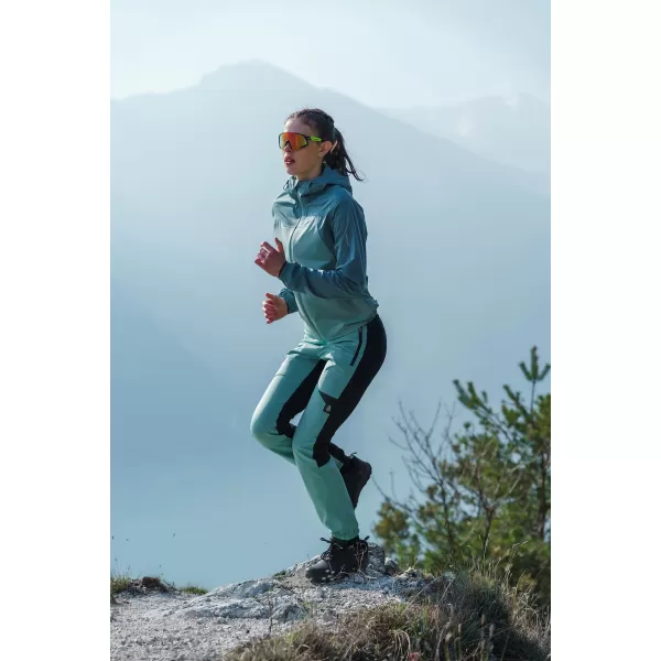  Dámske nepremokavé multi-šport nohavice NORDBLANC ELISA NBSPL8326 ZELENÁ 