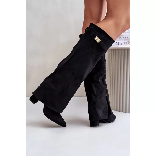  Dámske čižmy BOTO 9501A/LA3150/CLS-603 BLACK 