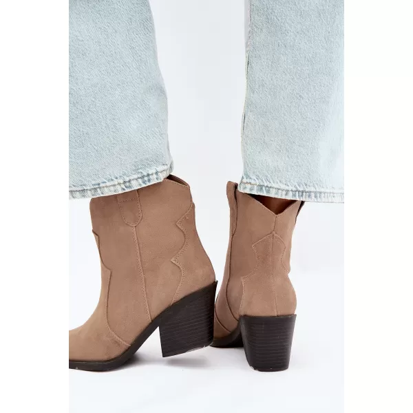  Dámske čižmy BOTO 6397 KHAKI 
