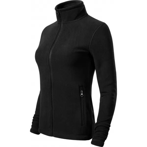  Dámska micro fleece mikina MALFINI FACTOR 853 ČIERNA 