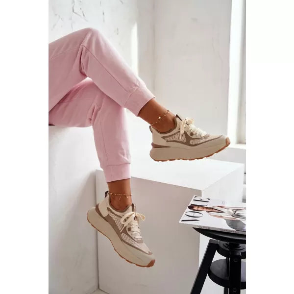  Dámske topánky BIG STAR SHOES TT274571 BEIGE 