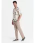 Pánske chino nohavice OMBRE P1522 BEIGE