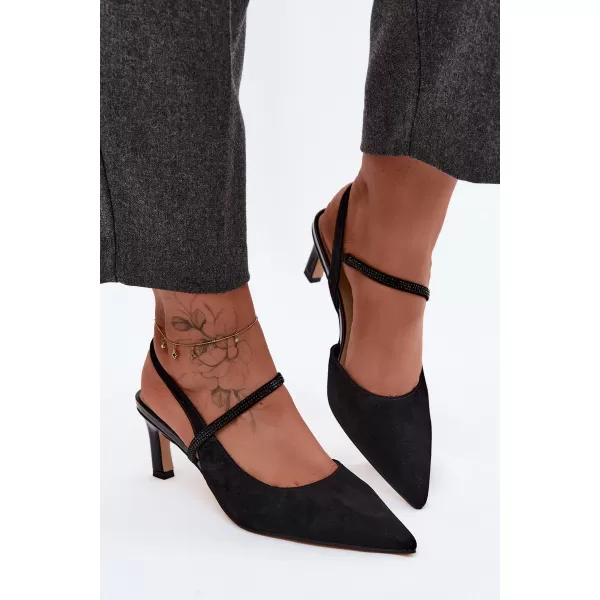  Dámske sandále D&A CR61-3048 BLACK 