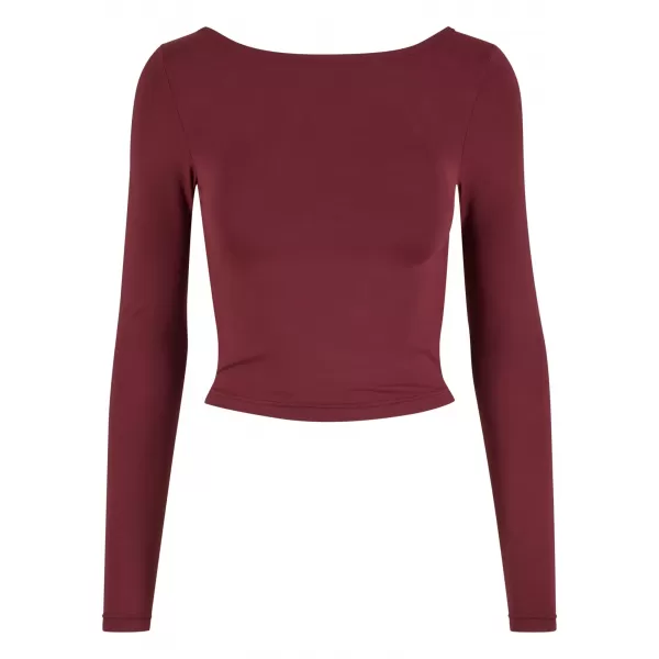 Dámske tričko URBAN CLASSICS TB7721 CHERRY 