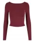 Dámske tričko URBAN CLASSICS TB7721 CHERRY