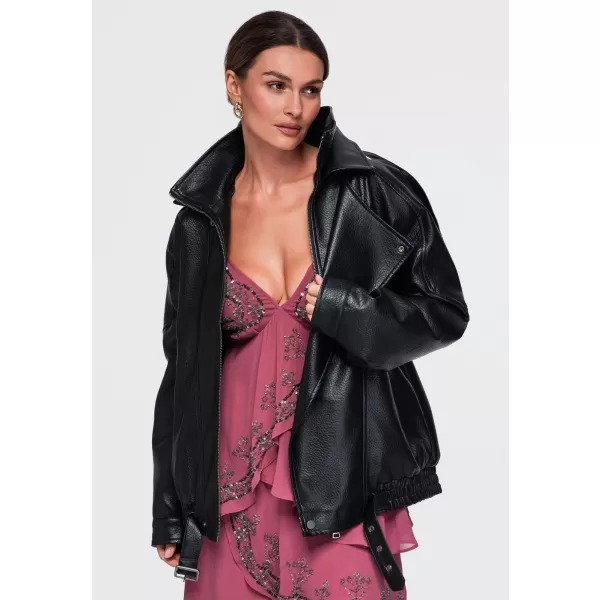  Dámska bunda OMBRE OW-JAFL-0138 BLACK 