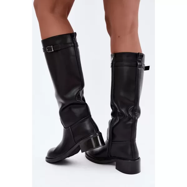  Dámske čižmy BOTO C-381 BLACK 