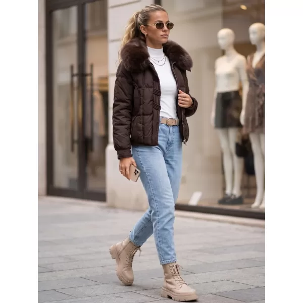  Dámska bunda DSTREET TY6040 HNEDÁ 