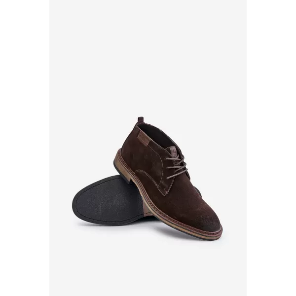  Pánske topánky BIG STAR SHOES OO174145 BROWN/BEIGE 
