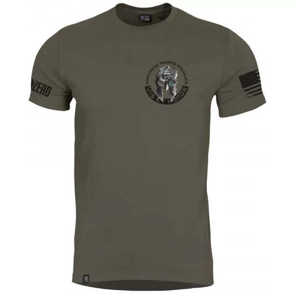 Pánske tričko PENTAGON AGERON VIS ET HONOR K09012-VH GREEN 