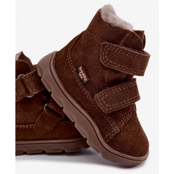  Detské snehule FRODDO G2110151-13 DARK BROWN 
