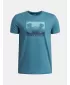 Chlapčenské tričko UNDER ARMOUR UA B BOXED SPORTS UPDATE SS 1388672-466 MODRÁ