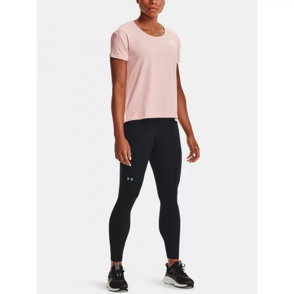  Dámske tričko UNDER ARMOUR UA RUSH ENERGY CORE SS 1365683-685 RUŽOVÁ 