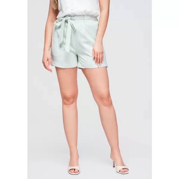 Dámske kraťasy OMBRE OW-ST-E0005 LIGHT GREEN 