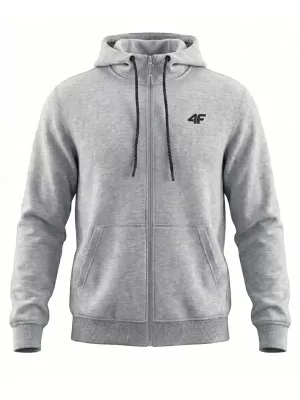 Pánska mikina 4F WMM00TSWSM2550 COLD LIGHT GREY MELANGE