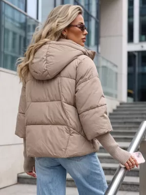 Dámska bunda DSTREET TY5827 BÉŽOVÁ